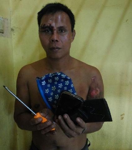 Salahudin Ketangkap Tengan Ketika Tengah Menjarah Rumah