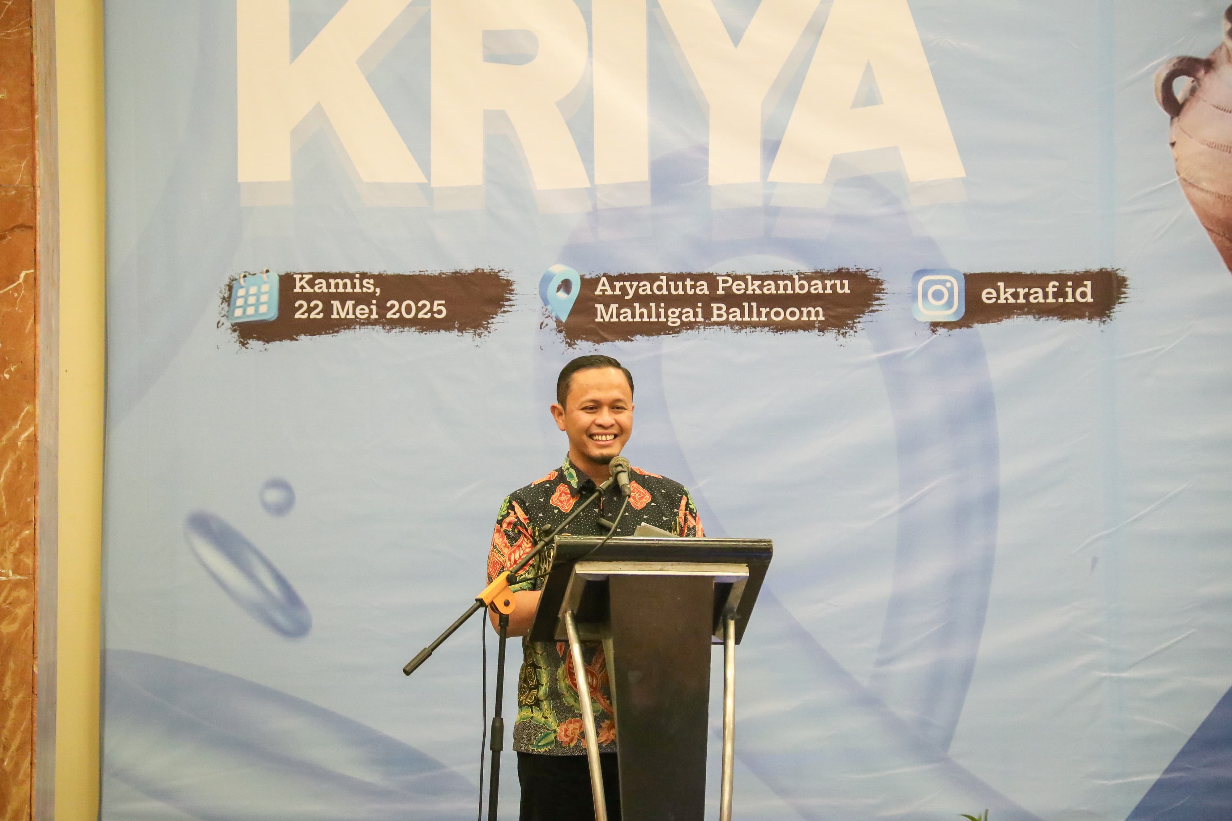 Wako Agung Dorong Promosi Produk Ekraf Kriya di Pekanbaru Bisa Ke Kancah Internasional