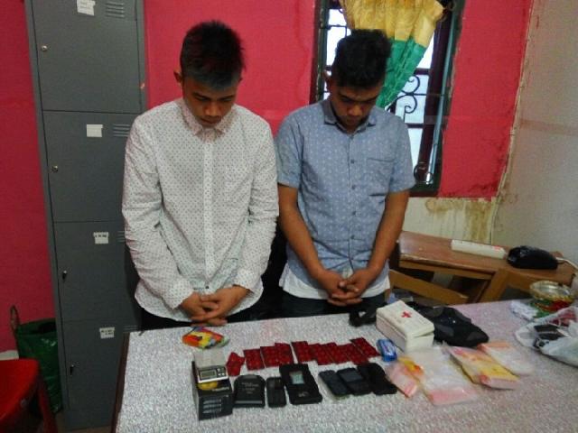 Polsek Payung Sekaki Tangkap Dua Pelaku Narkoba