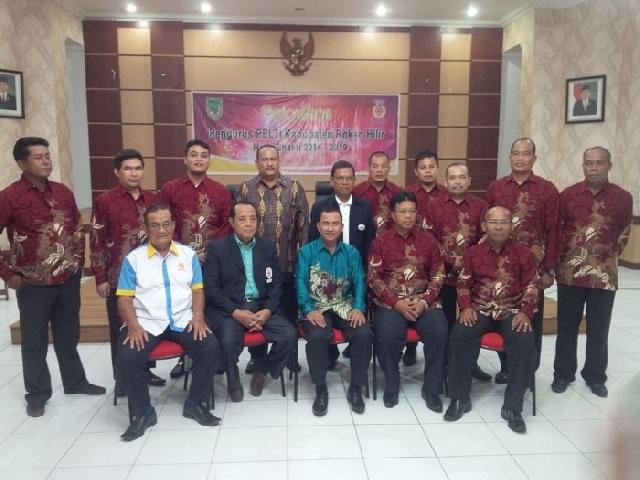Pengurus PELTI Kabupaten Rohil Dilantik