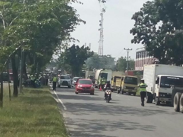 50 Pelanggar Lalu Lintas Terjaring Razia di SM.Amin