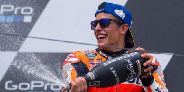 Menangi MotoGP Jerman, Marquez kepikiran motocross
