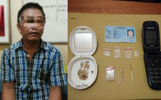 Pengedar Narkoba di Ukui Berhasil Dibekuk Anggota Polsek