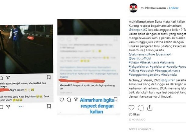 Ternyata di Masa Lalu, Haringga Sirla Pernah Selamatkan Suporter Persib Bandung