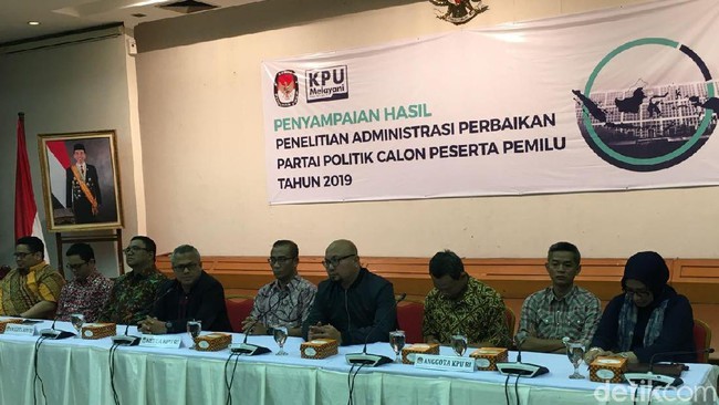 7 Parpol Tak Bisa Lanjut Verifikasi Faktual