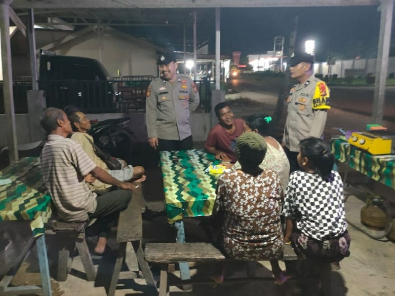 Polsek Kempas Ajak Warga Jaga Kamtibmas dan Waspadai Hoaks Menjelang Pilkada 2024