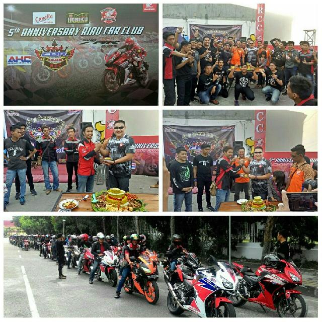 HUT Riau CBR Club Berjalan Meriah