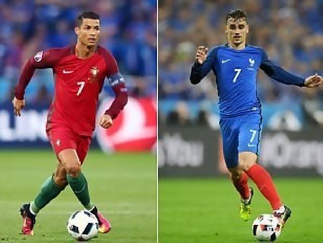 Adu Tajam Ronaldo v Griezmann di Final Euro 2016