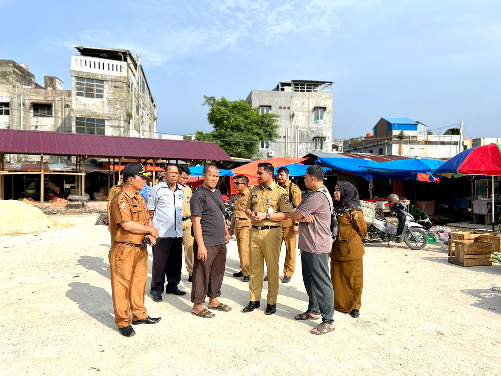 Gelar Apel Pagi di Pasar Cik Puan, Begini Hasil Tinjauan Disperindag Pekanbaru