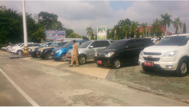 Mobil Dinas Pemkab Inhu Masih Dikarentina