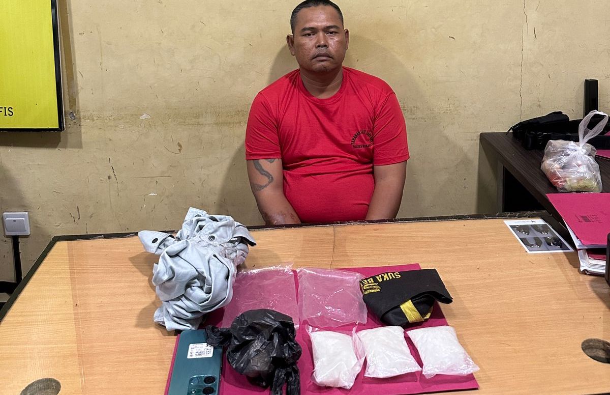 Polres Rohul Ungkap Kasus Peredaran Sabu Seberat 286,88 Gram