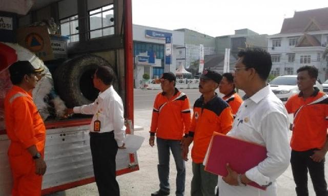 BPBD Riau Beri Bantuan Kepada BPBD Rohil