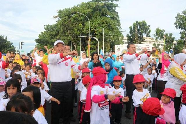 Dalam Rangka HAKI, Senam Si Kumbi Pecahkan Rekor MURI