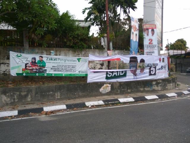 Panwaslu Pekanbaru ancam pengerusak APK paslon dengan pidana