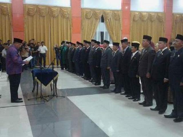 Sambut Tahun Baru Bupati Yopi Nonjobkan 7 Pejabat Inhu