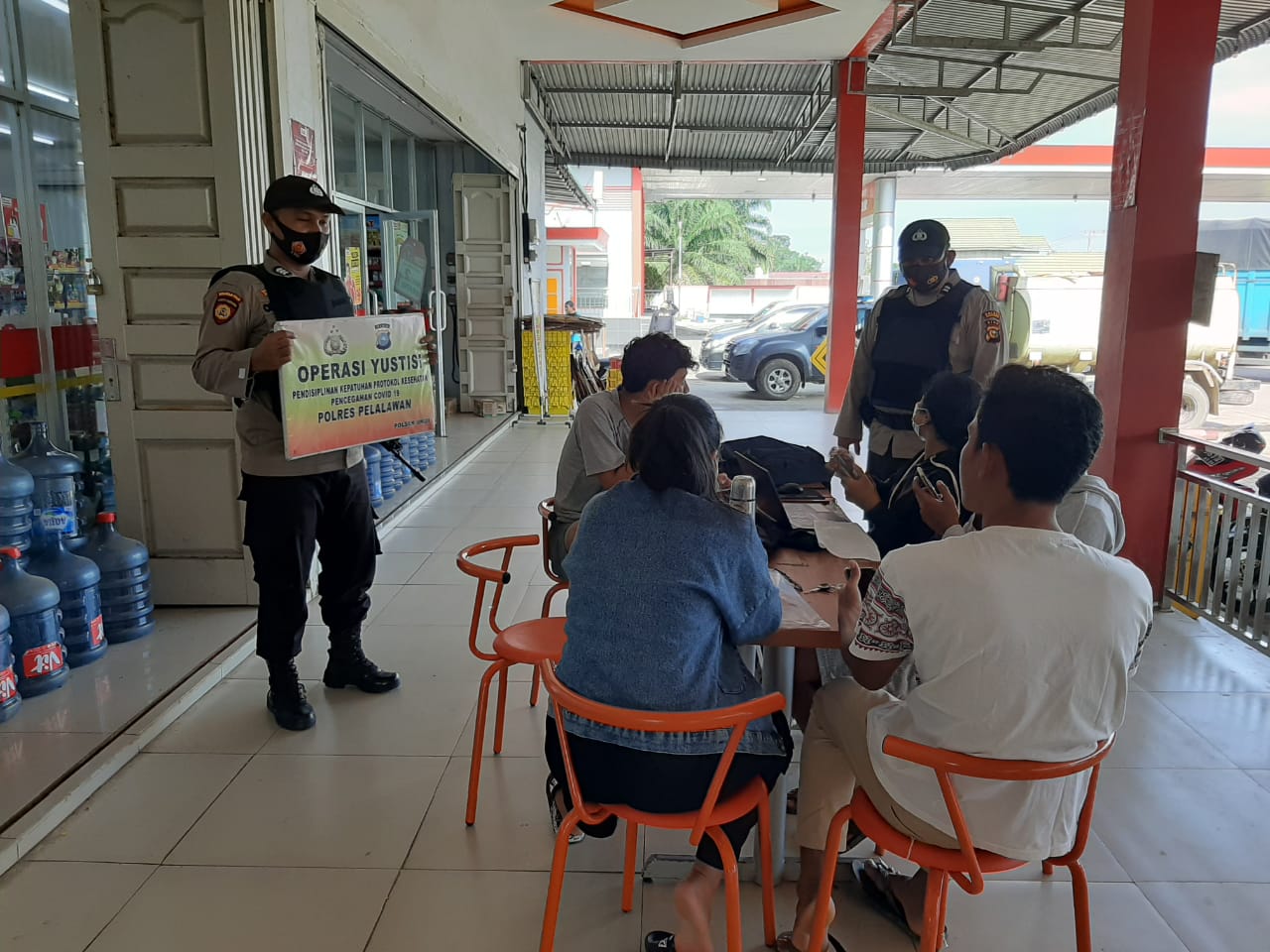 Akhir Pekan, Polsek Ukui Konsisten Lakukan Operasi Yustisi