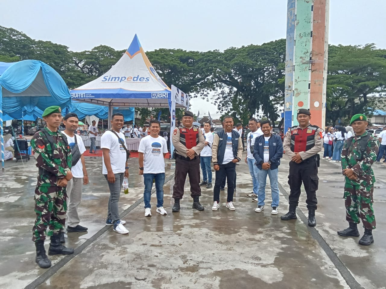 Patroli Samapta Bersama TNI, Ingatkan Pengunjung RTH Provokasi di Pilkada