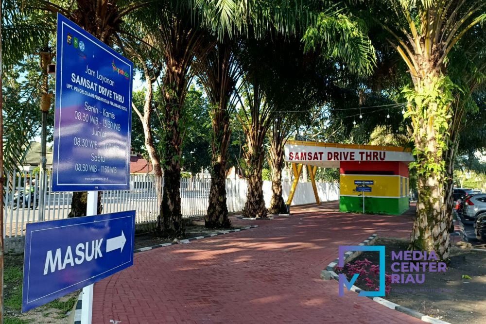 Ada Lima Layanan Samsat Drive Thru di Riau