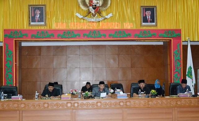 Terhadap Pandangan Umum Fraksi, Pemkab Sampaikan Jawaban di Paripurna Dewan