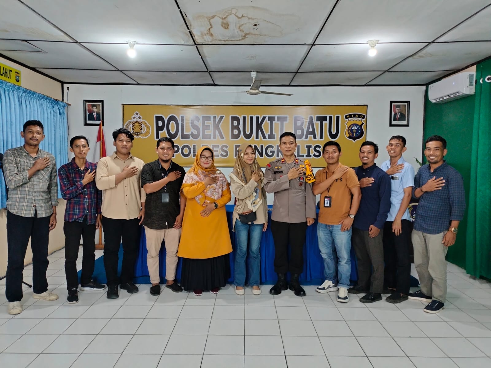 Polsek Bukit Batu Laksanakan Cooling System Bersama PPK Guna Ciptakan Pilkada Damai 2024