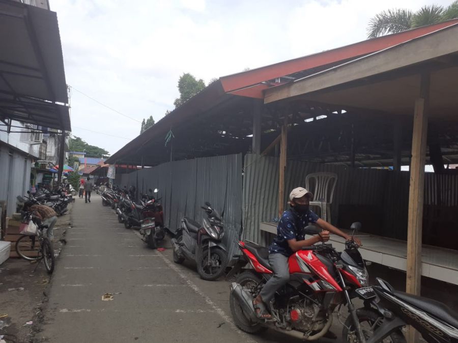 Miris! Selesai Dibangun, Los di Jalan Yos Sudarso Tembilahan Tak Juga Difungsikan