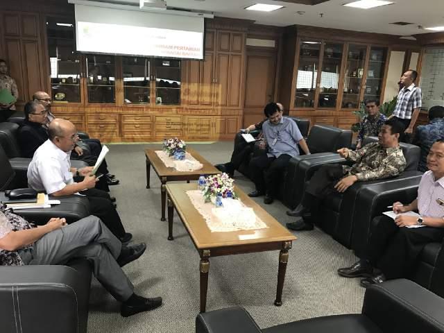 Bupati Pelalawan Audensi Bersama Mentan di Kemenrian Pertanian RI