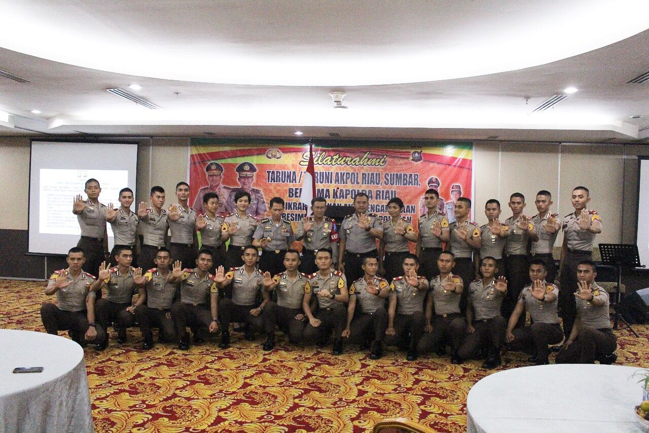 Taruna-Taruni Riau dan Sumbar Silaturahmi Dengan Petinggi Polda Riau