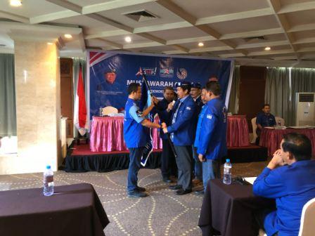 Agung Nugroho Tumbangkan Firdaus Dipemilihan Ketua DPC Demokrat Pekanbaru