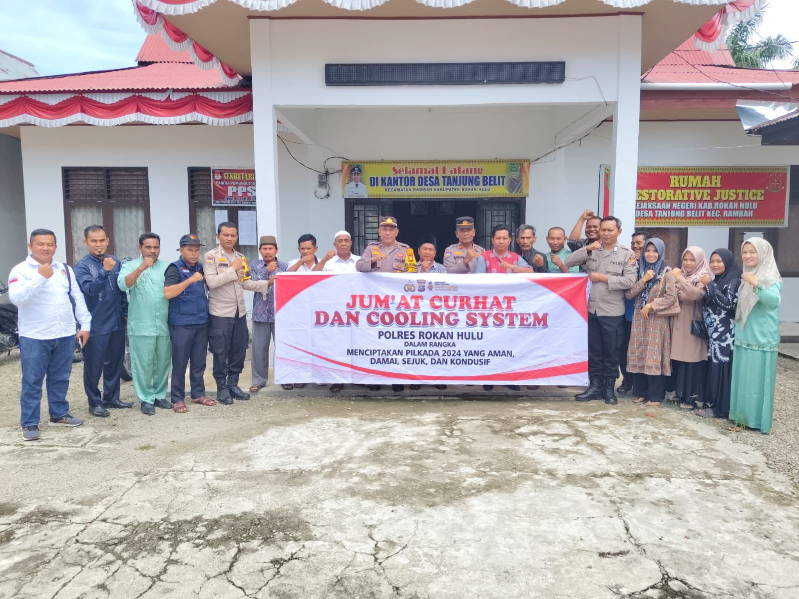 Kasat Binmas Polres Rokan Hulu Gelar Cooling System untuk Ciptakan Pilkada 2024 yang Aman dan Kondusif