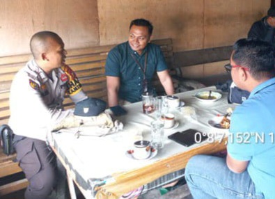 Polsek Langgam Jaga Situasi Tetap Aman Pasca Pilkada