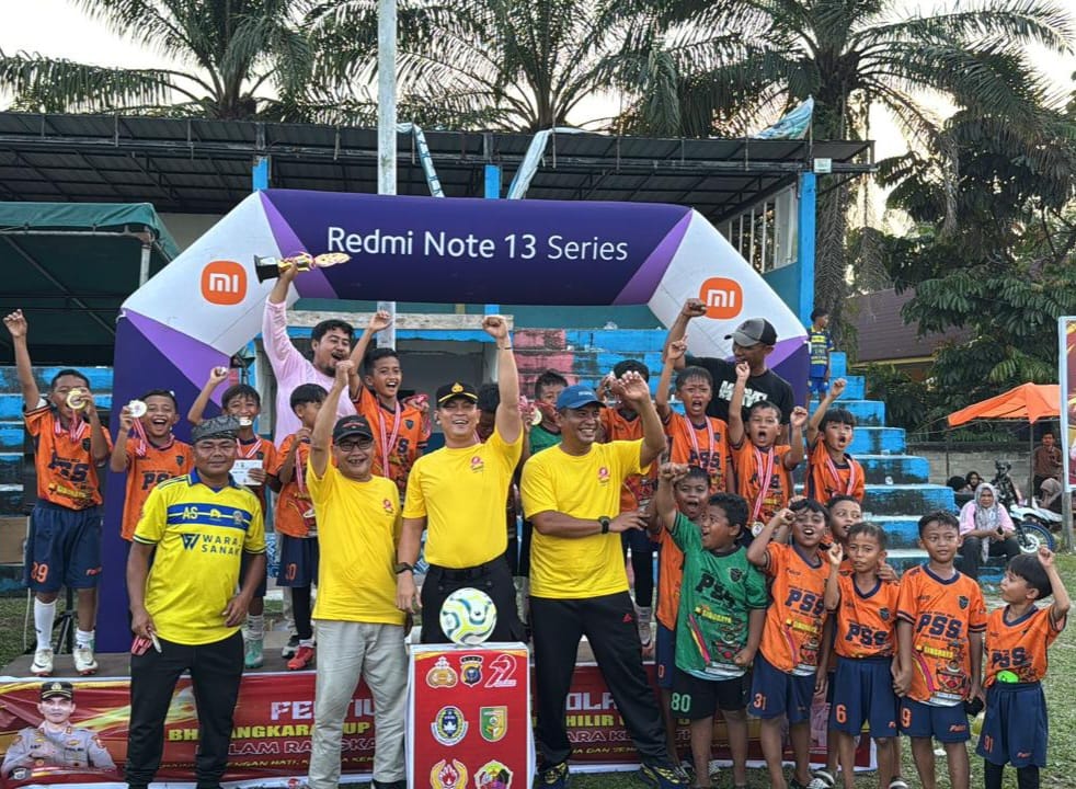 Bhayangkara Cup I 2025 Sukses Digelar di Singingi Hilir, Polri Dorong Generasi Muda Bebas Narkoba