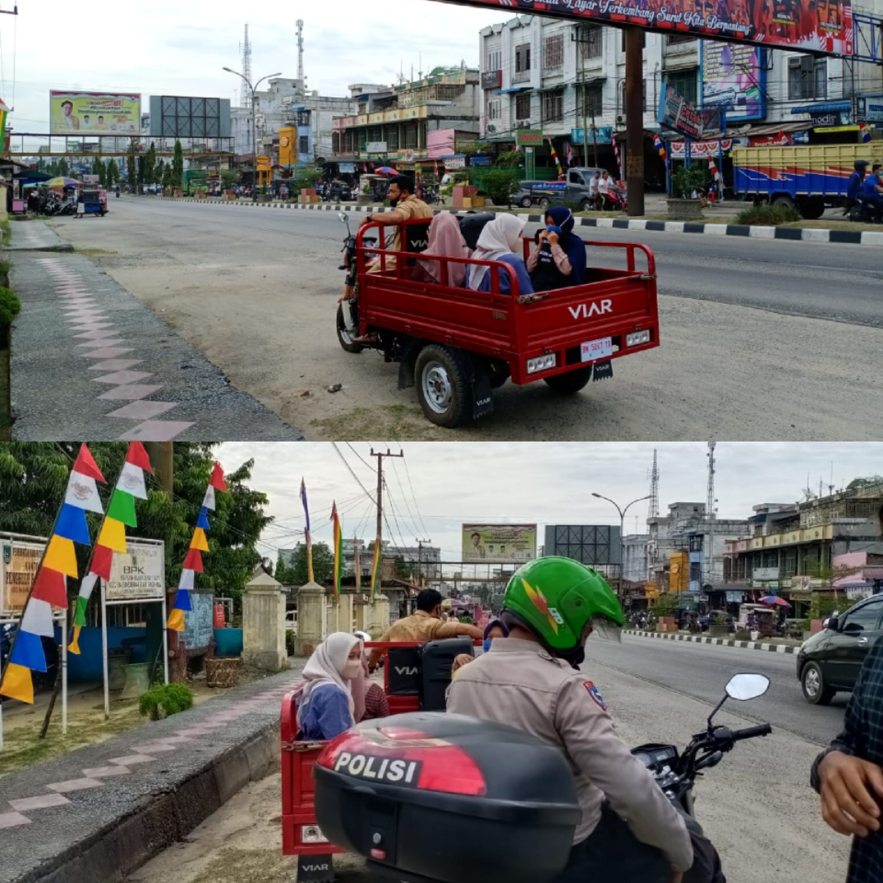 Mahasiswa Kukerta UNRI Adakan Sosialisasi PHBS Keliling Desa Bagan Batu Kota