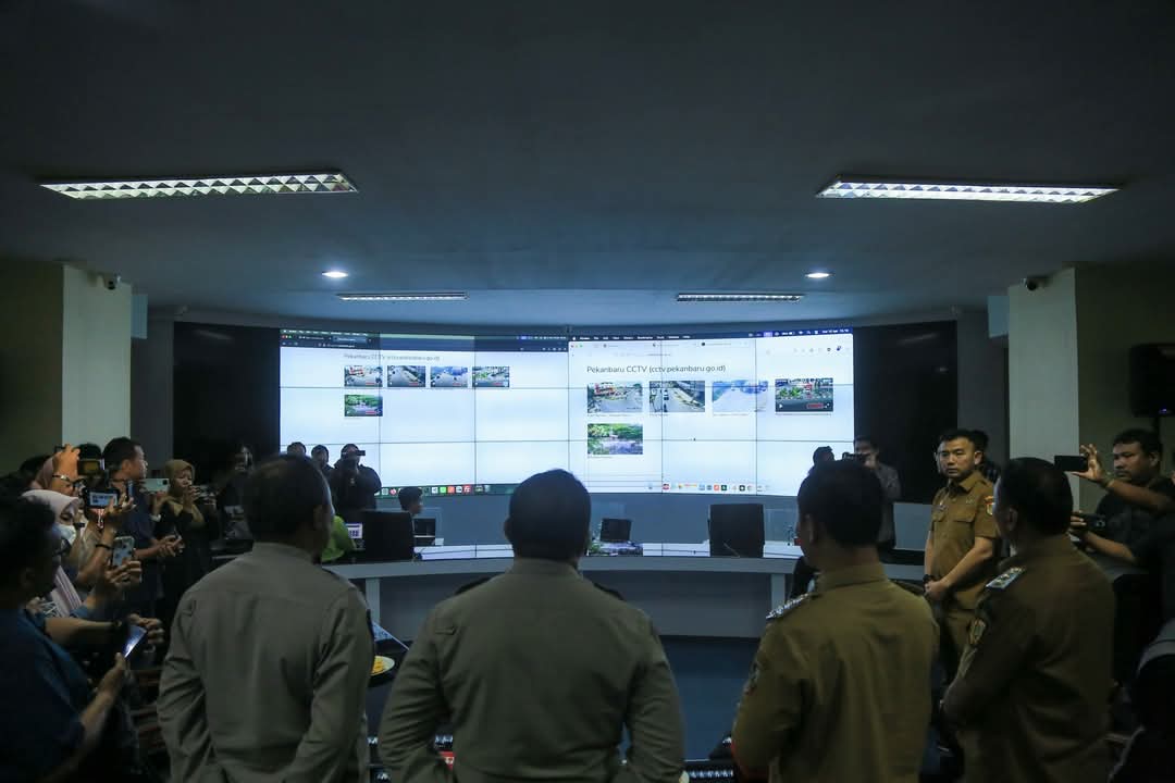 Pantau Aktivitas Warga, Seribu CCTV Bakal Terkoneksi ke Command Centre Pekanbaru