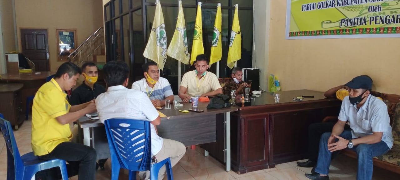 Dapatkan Dukungan Dari Berbagai Kader dan Simpatisan, Azmi Resmi Mendaftar Calon Ketua DPD II Golkar Siak