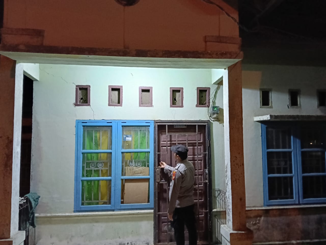 Polsek Bangko Pusako Patroli Rumah Kosong