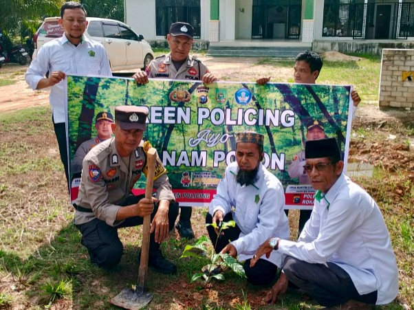 Jaga Alam, Polsek Rimba Melintang Green Policing di Kantor KUA