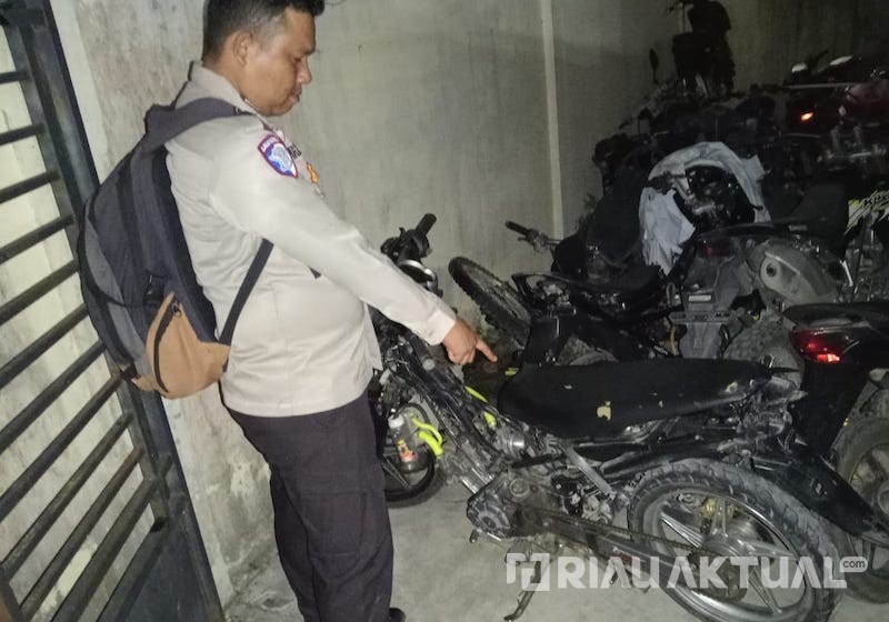 Wakapolres Kuansing Kompol Novaldi Ditabrak Saat Razia Balap Liar