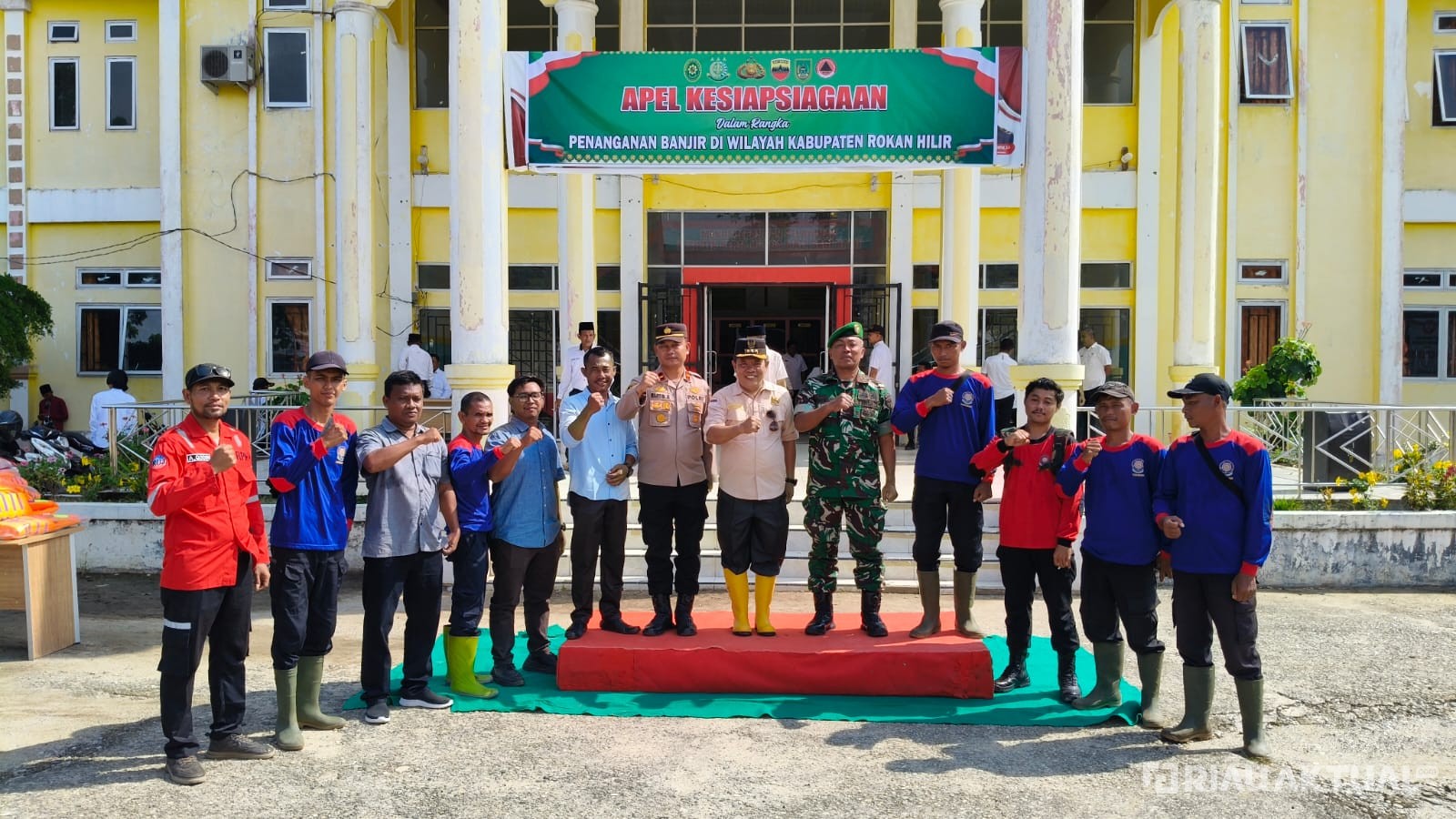 Musim Hujan Tiba, Polsek Rimba Melintang Siagakan Satgas Hadapi Banjir