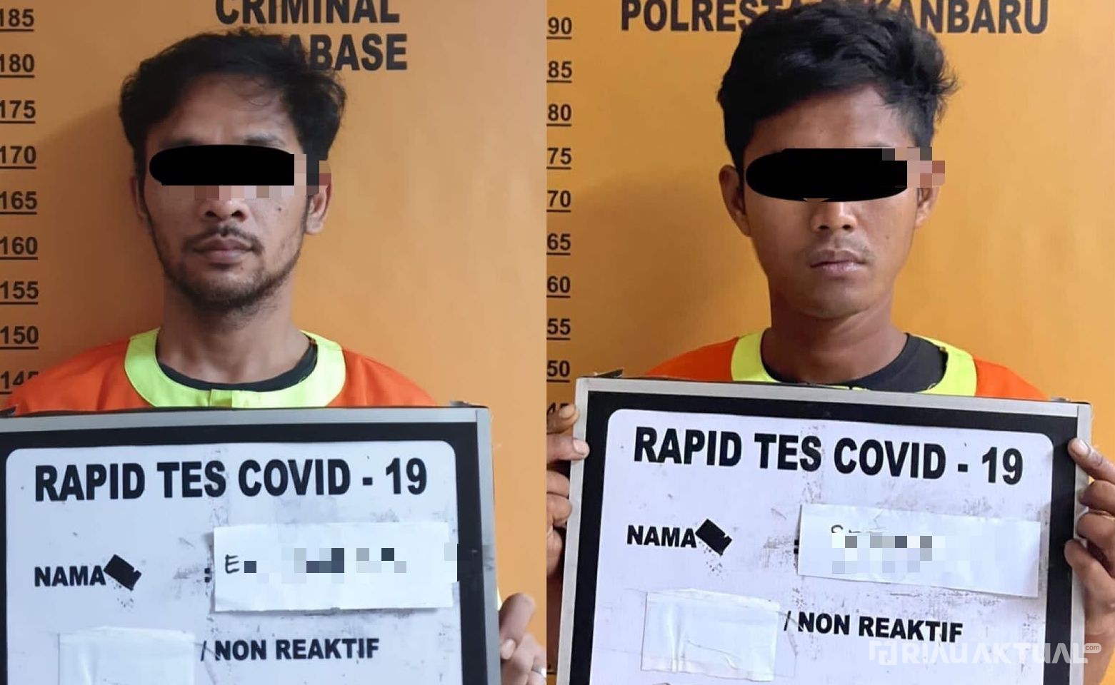 Satreskrim Polresta Pekanbaru Amankan Dua Pelaku Curat