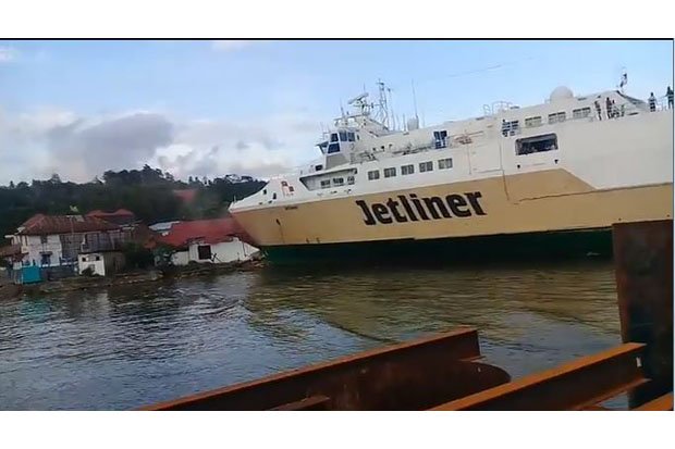 181 Penumpang dan 36 ABK Kapal Jet Liner yang Menabrak Eks Kantor Syahbandar Selamat