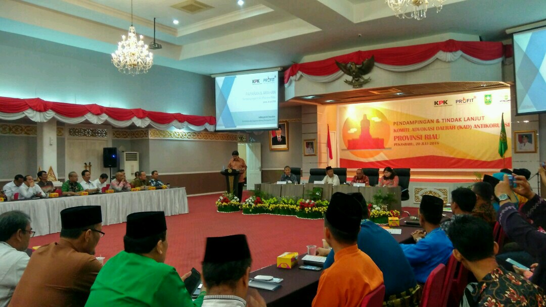Kadin Inhil Ikuti Pendampingan dan Tindak Lanjut Komite Advokasi Daerah Anti Korupsi Riau