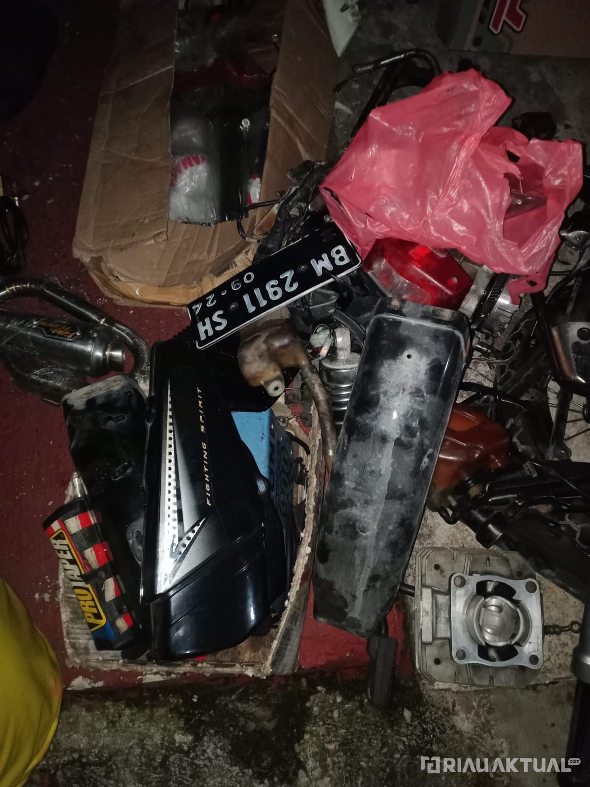 Mantan Karyawan Bongkar Bengkel Majikan, Sepeda Motor Curian Dicincang