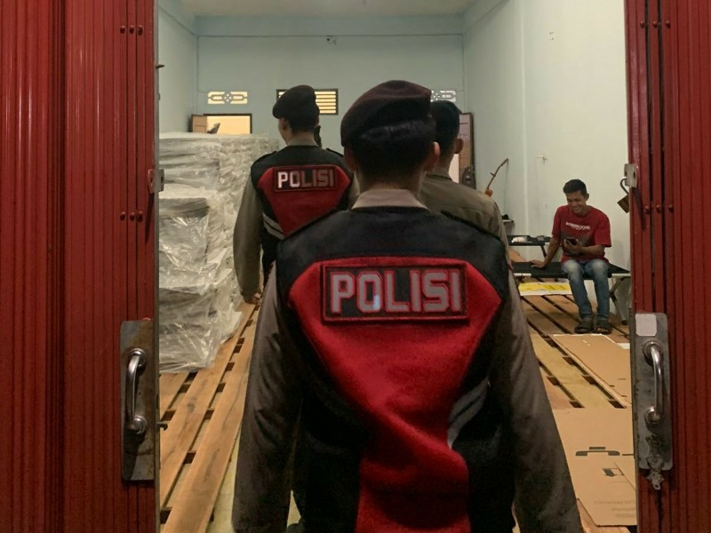Polres Kuansing Intensifkan Pengamanan Kantor Bawaslu dalam Rangka Operasi Mantap Praja Lancang Kuning 2024