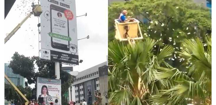 Hujan Uang Dinilai Menistakan Simbol Negara, Aparat Diminta Tegas