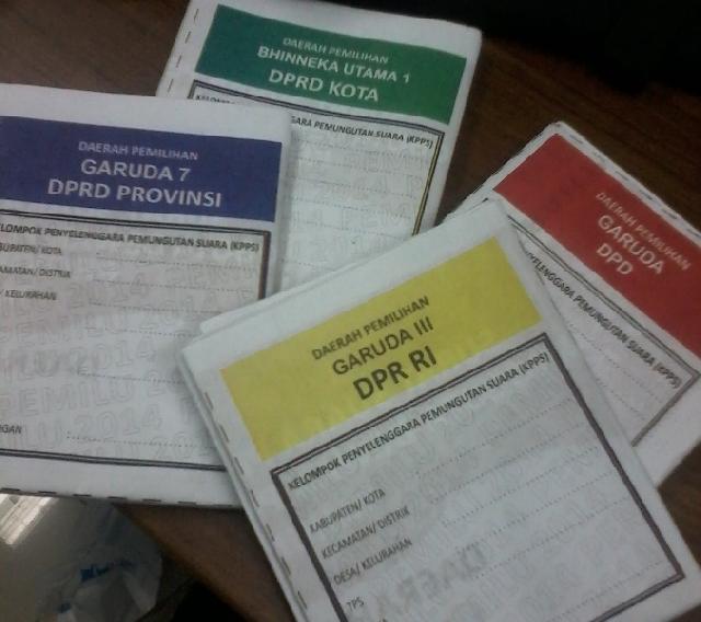 Cara Mencoblos Surat Suara Saat Pileg 9 April 2014 Nanti