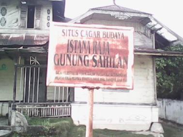 Wisatawan Kecewa Istana Kerajaan Darussalam Sudah Rusak