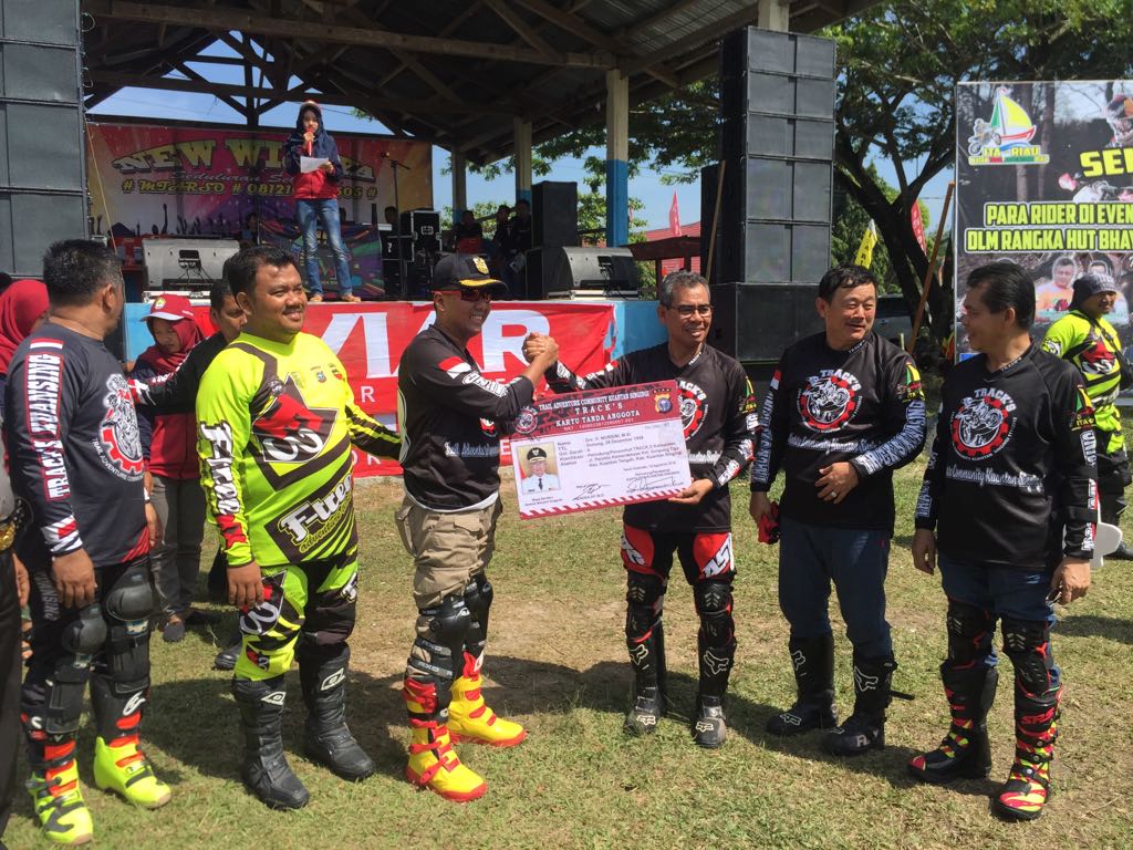 Bupati Mursini Buka Bhayangkara Trail Advanture di Sungai Kuning 