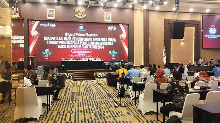 Abdul Wahid-SF Hariyanto Ditetapkan Sebagai Pemenang Pilkada Riau 2024 Dalam Rapat Pleno KPU