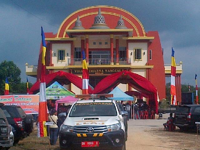 Vihara Dharma Manggala Belilas Inhu Diresmikan
