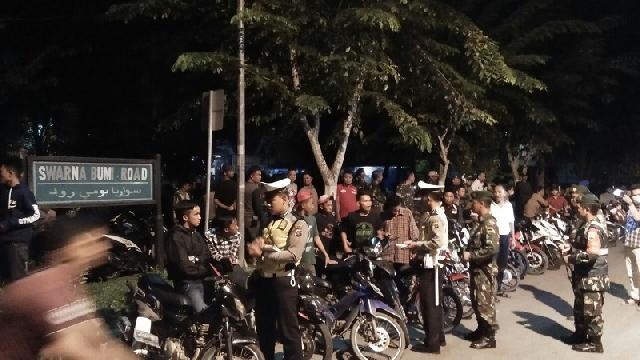 Antisipasi Balap Liar, Polres Inhil Gelar Razia Gabungan